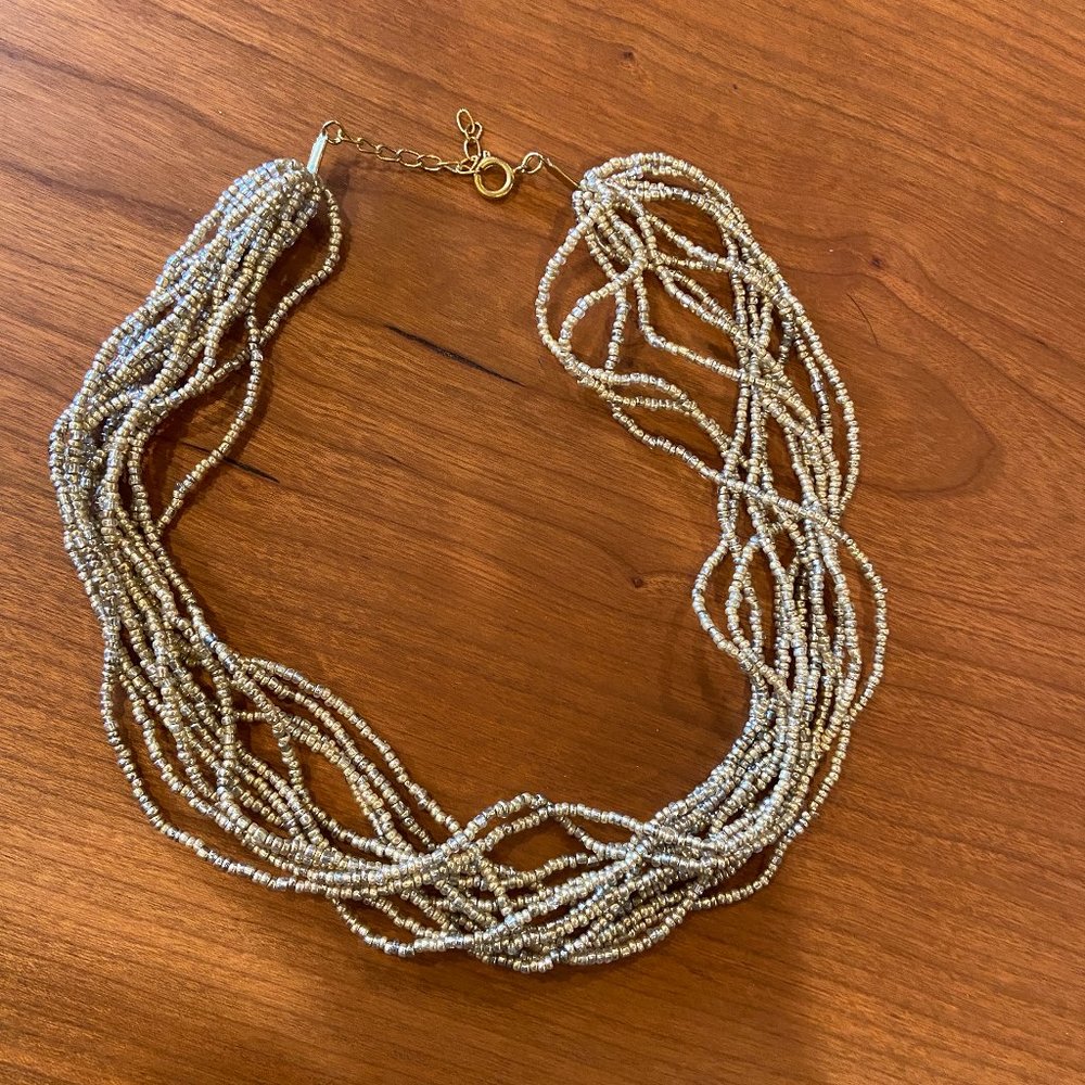 Gold Layered Bead Necklace